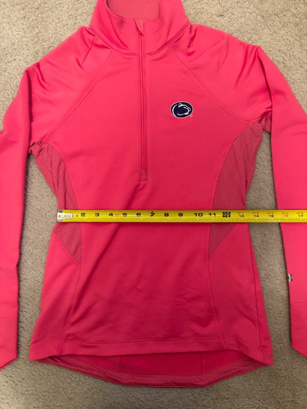 Penn State Under Armour Hot Pink Quarter-Zip - Picture 11 of 11